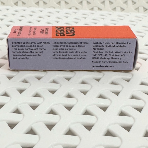 NEW! Gen See Pick Me Up Matte Lipstick REVA vegan - Picture 5 of 5
